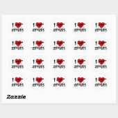Zombies Ronde Sticker (Vel)