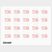 Zombies Ronde Sticker (Vel)