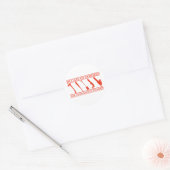 Zombies Ronde Sticker (Envelop)