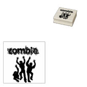 Zombies Rubberstempel (Gestempeld)