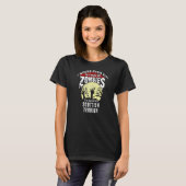 Zombies Scottish Terrier Spooky Halloween T-shirt (Voorkant volledig)