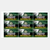 Zombies Survival Kit Party Labels (Vel)