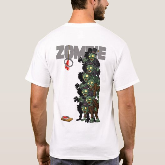 zombies t-shirt (Achterkant)