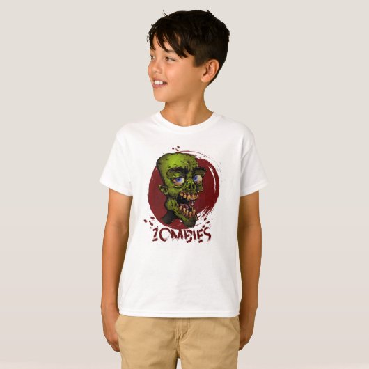 Zombies T-shirt (Voorkant volledig)