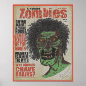 Zombies the Magazine undoods Poster (Voorkant)
