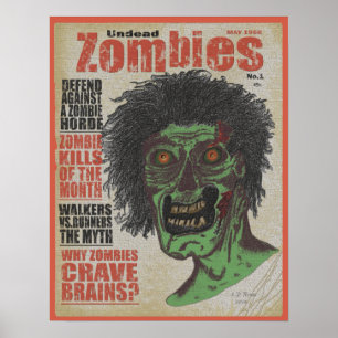Zombies the Magazine undoods Poster