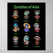 Zombies uit Azië Poster (Voorkant)