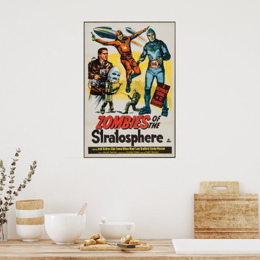 Zombiës van het poster Stratosfeer (Keuken)