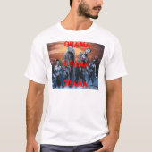 Zombies voor Obama T-shirt (Voorkant)