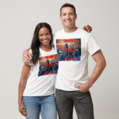 Zombies voor Obama T-shirt (Unisex)