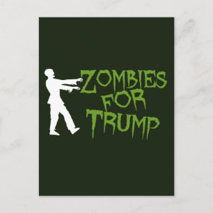 Zombies voor Trump Humor Briefkaart