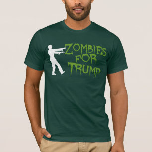 Zombies voor Trump Humor T-shirt