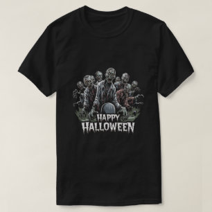 Zombies: vrolijke Halloween T-shirt