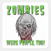 Zombies waren mensen, te Sticker (Voorkant)