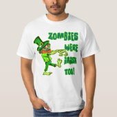 Zombies waren ook Iers! T-shirt (Voorkant)