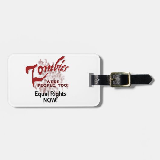 zombies waren ook mensen bagagelabel (Voorkant horizontaal)
