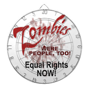 zombies waren ook mensen dartbord