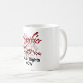 zombies waren ook mensen koffiemok (Voorkant rechts)