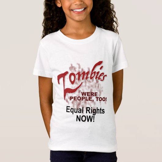 zombies waren ook mensen! t-shirt (Voorkant)