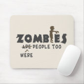 Zombies waren te veel mensen muismat (Met muis)