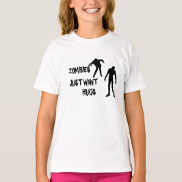 Zombies willen alleen maar knuffels t-shirt