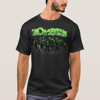ZOMBIES - witte streep T-shirt