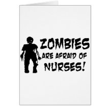 Zombiës zijn bang voor verpleegsters