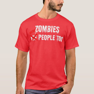 Zombiës zijn mensen te grappig, halloween 6960 t-shirt