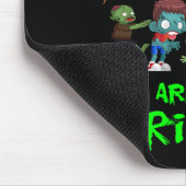 Zombies zijn mijn vrienden Halloween Muismat (Hoek)