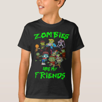 Zombies zijn mijn vrienden Halloween T-shirt