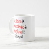 Zombies zijn vampiers koffiemok (Voorkant links)