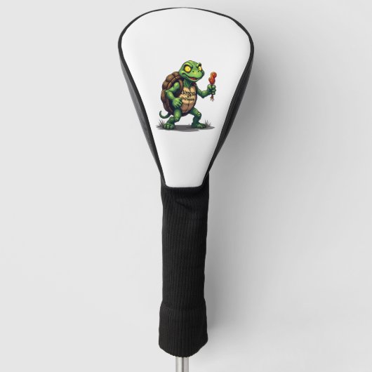 zombieschildpad golfheadcover (Voorkant)
