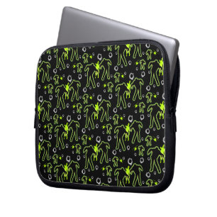 Zombieu school voor jongens laptop sleeve