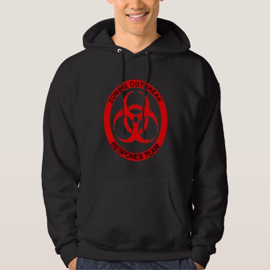 zombieuitbraak hoodie (Voorkant)