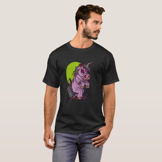 Zombieunicorn T-shirt (Voorkant volledig)