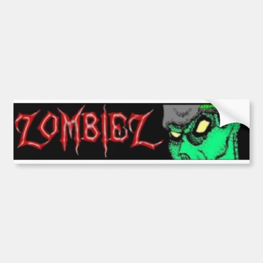 ZombieZ Bumpersticker (Voorkant)