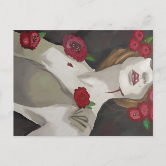 Zombified Beauty Briefkaart (Voorkant)