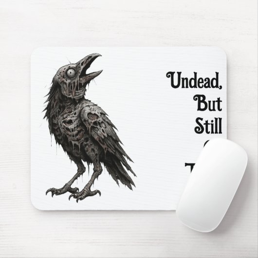 Zombified Crow Muismat (Met muis)