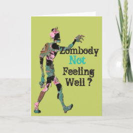 Zombody voelt zich niet goed kaart