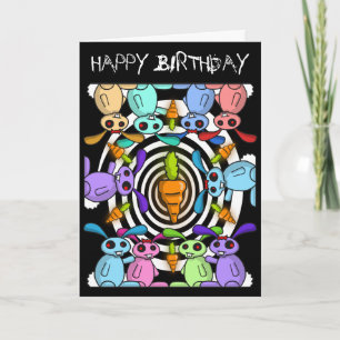 Zombunz Birthday Card Kaart