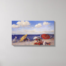 Zomdag aan de zeezijde (strand landschap) canvas afdruk
