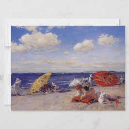 Zomdag aan de zeezijde (strand landschap) kaart