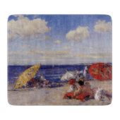 Zomdag aan de zeezijde (strand landschap) snijplank (Voorkant)