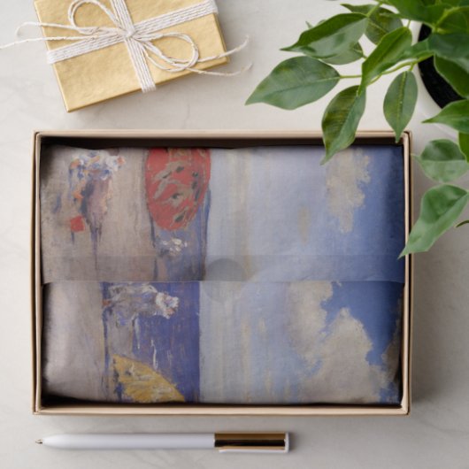 Zomdag aan de zeezijde (strand landschap) tissuepapier (Geschenk)