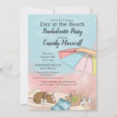 Zomdag bij de Beach Bachelorette Party Kaart (Voorkant)