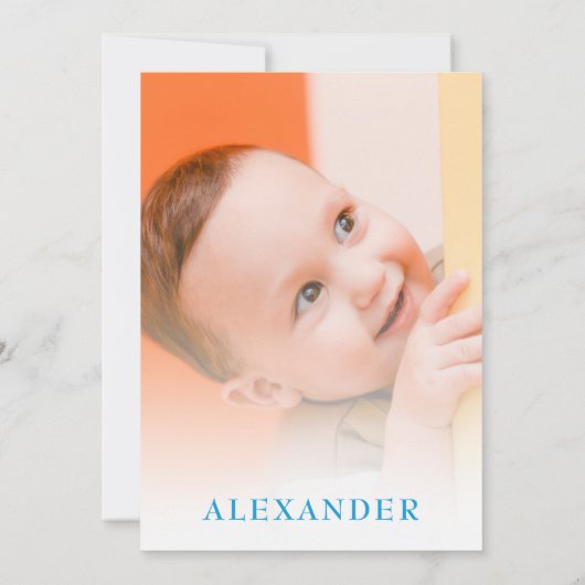 Zomdag Boys 1st Birthday Kaart (Achterkant)