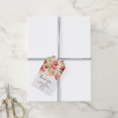 Zomdag- en winterfruit en groen Baby shower Cadeaulabel (Met Touw)