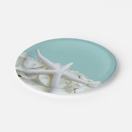 Zomdag Floral, dag met grote staarten Papieren Bordje (Gekanteld)