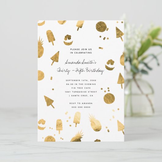 Zomdag gouden olievlek  kaart (Staand voorkant)