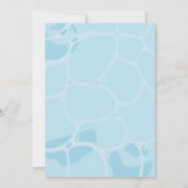 Zomdag in de Zwemenpartij Kaart (Achterkant)